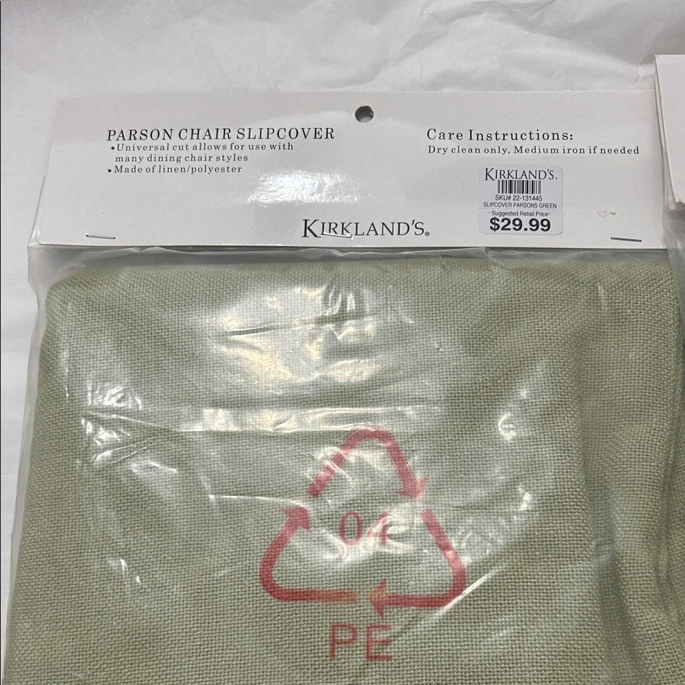 Kirkland's Parson Green Chair Slipcovers (LAST CALL)